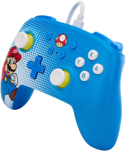 Kontroler PowerA Mario Pop Art Blue (0617885027338) - obraz 2
