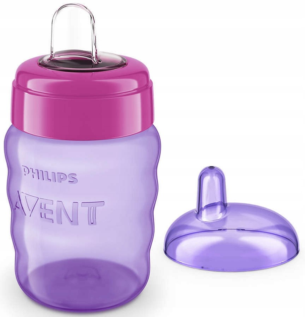 Kubek z ustnikiem Philips Avent 9 m+ SCF553/03 260 ml Fioletowy (8710103667056) - obraz 1