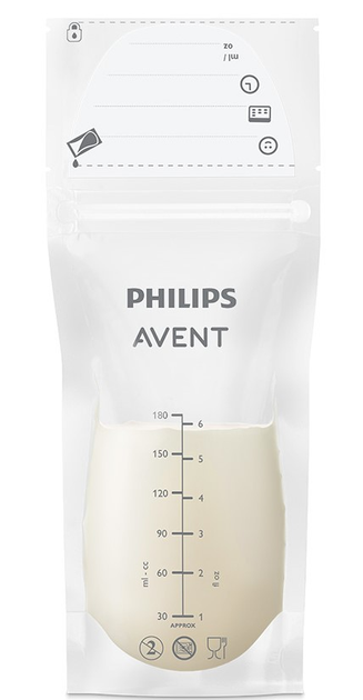 Woreczki na mleko matki Philips Avent SCF603/25 180 ml 25 szt (8720689035842) - obraz 2