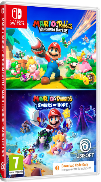 Gra Nintendo Switch Mario + Rabbids Compilation (Kingdom Battle + Sparks of Hope) (Klucz elektroniczny) (3307216305644) - obraz 2