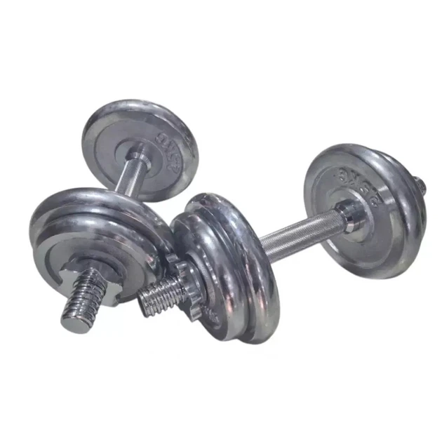 Гантель HSF з хромованим покриттям MD2503 - 2шт по 10 кг (m472659) - Фото 1 Гантель HSF з хромованим покриттям MD2503 - 2шт по 10 кг (m472659) - изображение 1