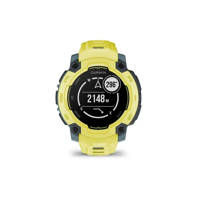 Смарт-часы Garmin Instinct E, 45 mm, ElectricLimeBezel w/ ElectricLimeBand, GPS смарт-годинник (m474038) - изображение 3