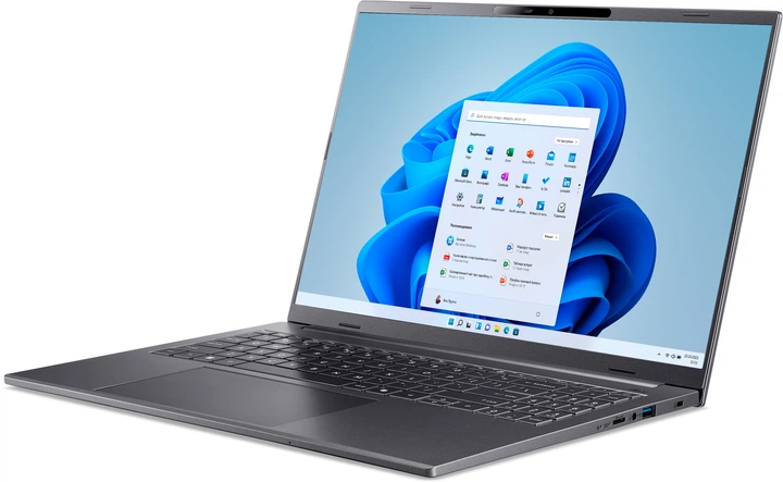 Laptop Acer Aspire 16 AI A16-11M XX126100 (NX.JLNEL.001) Steel Grey - Zdjęcie 3 Laptop Acer Aspire 16 AI A16-11M XX126100 (NX.JLNEL.001) Steel Grey - obraz 3