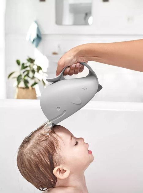 Kubek do mycia głowy Skip Hop Wieloryb Moby Gray (0816523025020) - obraz 5
