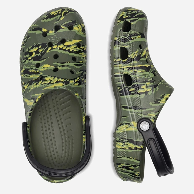 Женские кроксы Crocs Baya Seasonal Printed Clog TCm 206230-9CX 36-37 (M4/W6) 22 см Зеленые (196265544448) - Фото 5 Женские кроксы Crocs Baya Seasonal Printed Clog TCm 206230-9CX 36-37 (M4/W6) 22 см Зеленые (196265544448) - изображение 5