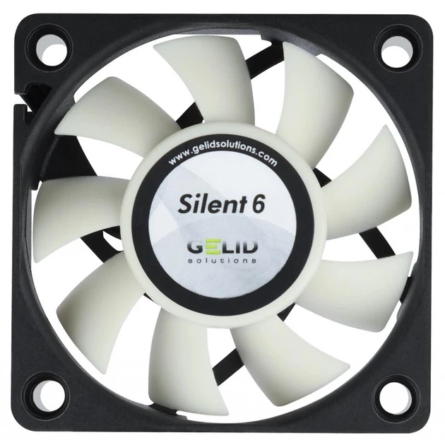 Кулер до корпусу Gelid Solutions Silent 6 60 mm - Фото 1 Кулер до корпусу Gelid Solutions Silent 6 60 mm - зображення 1