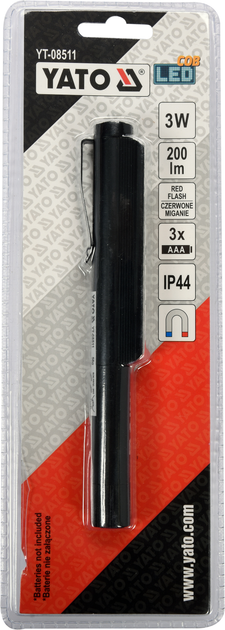 Ліхтарик інспекційний – penlight Yato Cob Led IP44 200 лм YT-08511 (5906083073571) - зображення 4