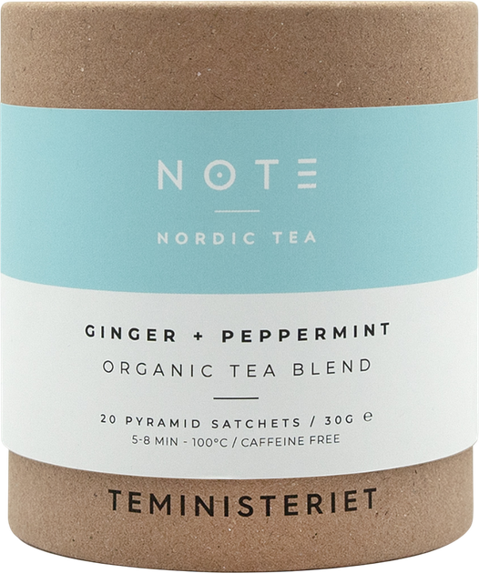 Чай трав'яний Teministeriet Note Ginger Peppermint Organic 20 шт (7340023004115) - зображення 1