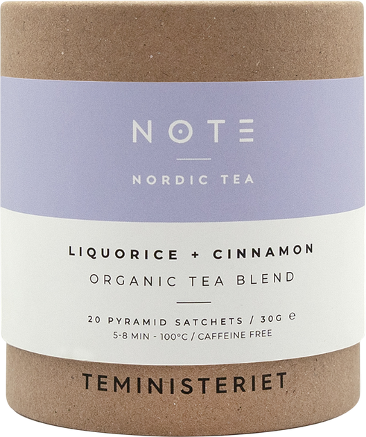 Herbata ziołowa Teministeriet Note Liquorice Cinnamon Organic 20 szt (7340023004153) - obraz 1