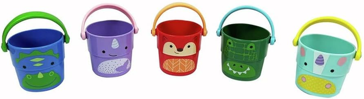 Іграшка для купання Skip Hop Відерця для води Zoo (0195861849551) - зображення 2