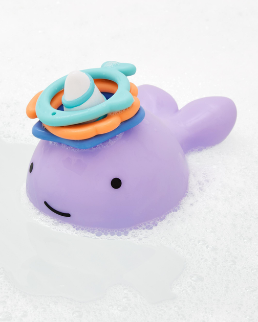 Іграшка для купання Skip Hop Narwhal Ring Toss Zoo (0194135376762) - зображення 4