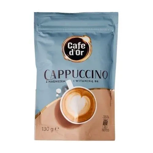 Капучино Cafe d'Or Cappuccino с магнием и витамином В6 130 г - Фото 1 Капучино Cafe d'Or Cappuccino с магнием и витамином В6 130 г - изображение 1