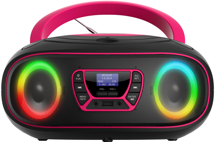 Радіоприймач Denver TDB-212P Pink - зображення 1