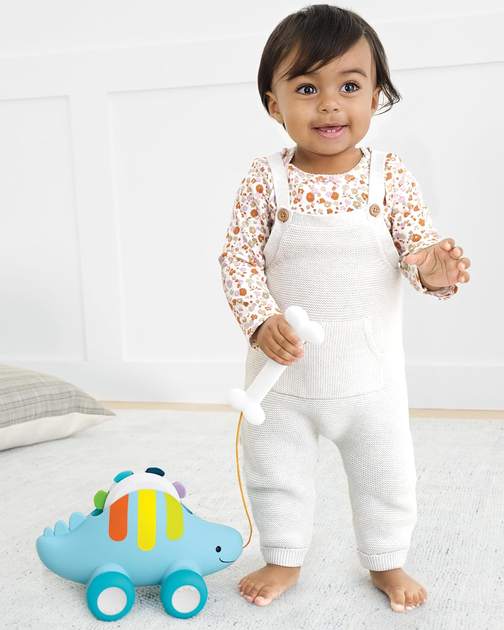 Zabawka na kółkach Skip Hop Baby Musical Pull Toy Explore & More Dinosaur 3w1 (0195862350667) - obraz 8