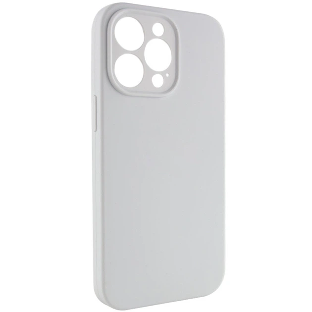 Чехол Silk Full Camera Protective (AA) NO LOGO для Apple iPhone 13 Pro Max (6.7") Белый / White Без бренда - Фото 2 Чехол Silk Full Camera Protective (AA) NO LOGO для Apple iPhone 13 Pro Max (6.7") Белый / White Без бренда - изображение 2
