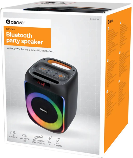 Портативна колонка Denver BPS-165 - зображення 8