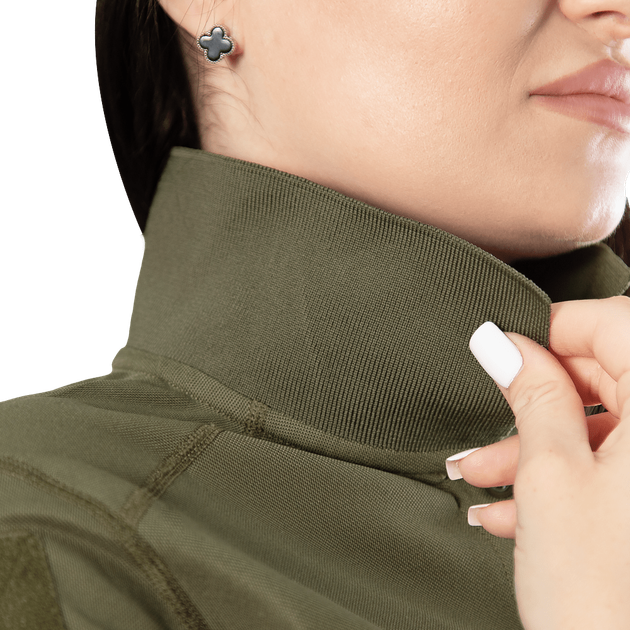 Поло Camotec Pani Army ID 2.0 CoolPass Pique LT олива M (8922(M)) - изображение 5