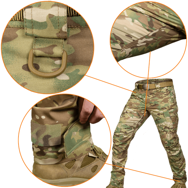 Штані Герць 2.0 Twill Multicam, 3XL - зображення 6