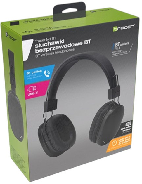 Наушники Tracer M1 BT Black (5907512876497) - зображення 8