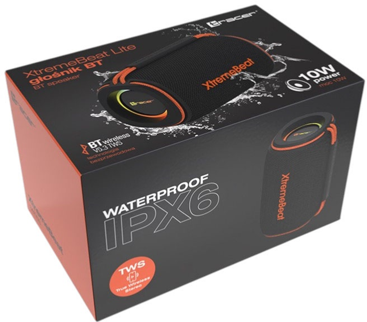 Акустична система Tracer XtremeBeat Lite TWS Bluetooth Black (5907512875186) - зображення 6