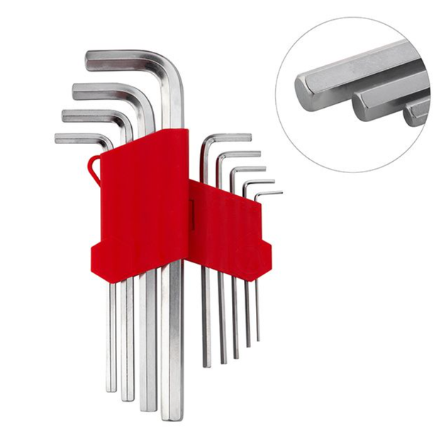 Набор шестигранных ключей Intertool 9 шт. удлиненные (HT-0602) - Фото 1 Набор шестигранных ключей Intertool 9 шт. удлиненные (HT-0602) - изображение 1