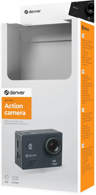 Екшн-камера Denver ACT-324 720p (5706751075285) - зображення 9