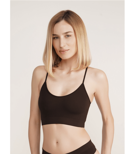 Бесшовный топ Giulia Cami Top Grain - Giulia - CAMI TOP GRAIN - L/XL - Chocolate - Фото 1 Бесшовный топ Giulia Cami Top Grain - Giulia - CAMI TOP GRAIN - L/XL - Chocolate - изображение 1