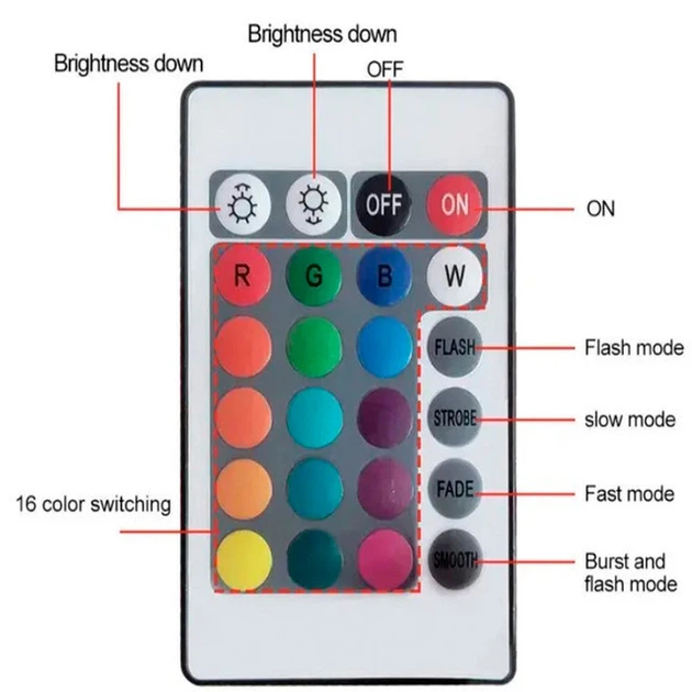 Лампа настільна Crystal Light Джус RGB 16 LED З пультом та USB зарядкою - Фото 5 Лампа настільна Crystal Light Джус RGB 16 LED З пультом та USB зарядкою - зображення 5
