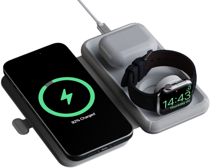 Bezprzewodowa ładowarka Xtorm Foldable Wireless Travel Charger 3 w 1 – 15 W (8718182277661) - obraz 2