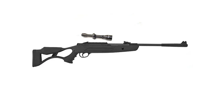 Пневматична гвинтівка Hatsan AirTact PD з посиленою газовою пружиною + приціл 4x32+ кулі в подарунок - зображення 1