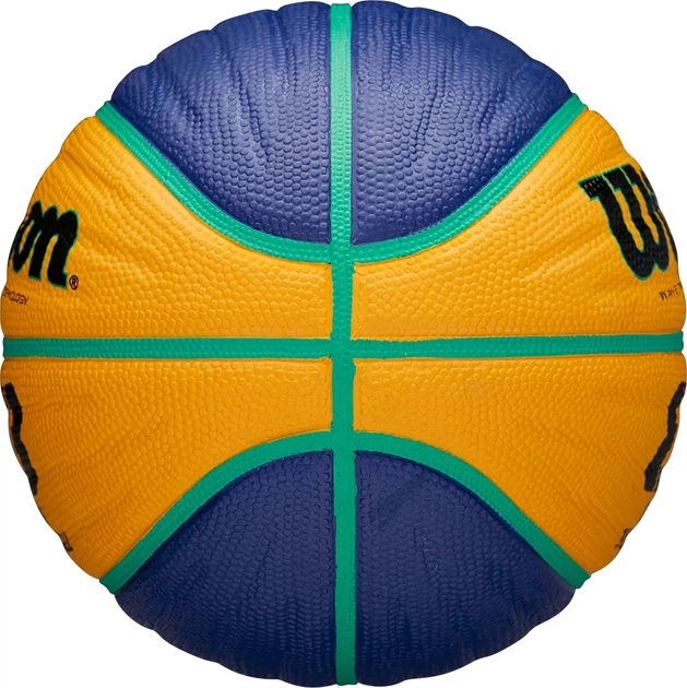 Баскетбольный мяч Wilson FIBA 3X3 JUNIOR желто-сине-бирюзовый Размер 5 WTB1133XB - Фото 6 Баскетбольный мяч Wilson FIBA 3X3 JUNIOR желто-сине-бирюзовый Размер 5 WTB1133XB - изображение 6