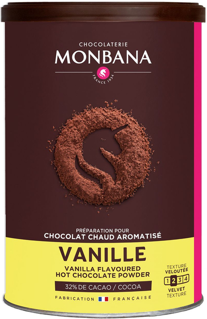 Gorąca czekolada Monbana Wanilia 250 g (347434120127) - obraz 1