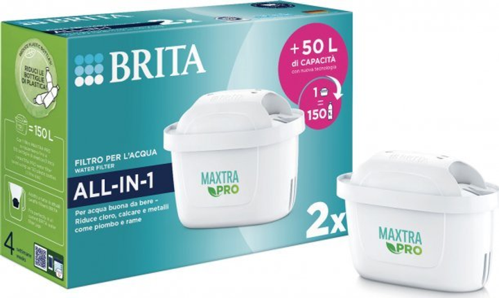 Фільтруючий картридж для води Brita Maxtra Pro All-in-1 2 шт. (1050881) - зображення 1