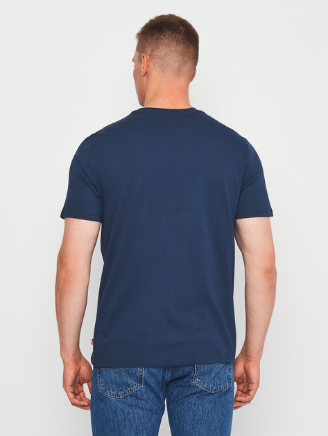 Koszulka męska bawełniana Levi's Sportswear Logo 39636-0003 2XL Granatowa (5400537536327) - obraz 2