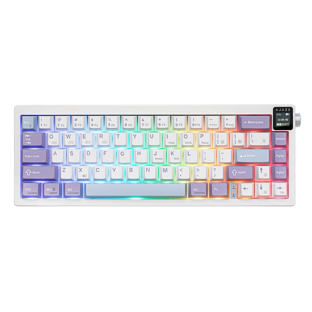 Клавиатура беспроводная Ajazz AK650 Flying Fish Switch Purple RGB - изображение 2