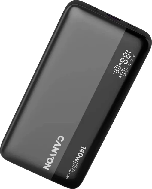Powerbank Canyon OnPower 240 25000mAh 140W Dark Grey (CNS-CPB240) - obraz 8