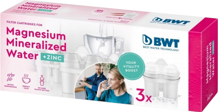 Wkład filtrujący BWT Magnesium Mineralized Water + Zinc 3 szt. - obraz 1