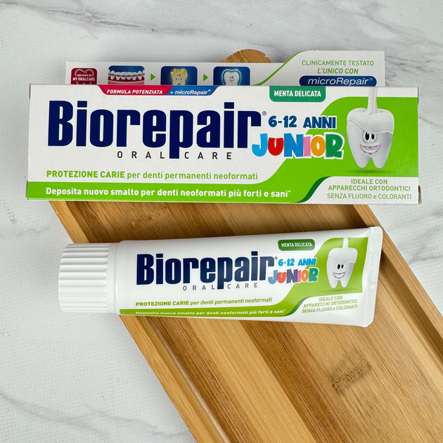 Дитяча зубна паста BIOREPAIR Junior Джуніор от 6-12 лет 75 мл - зображення 1