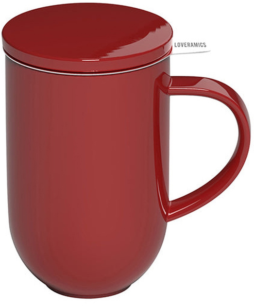 Кружка Loveramics Pro Tea з заварником Red 450 мл (4891635820295) - зображення 1