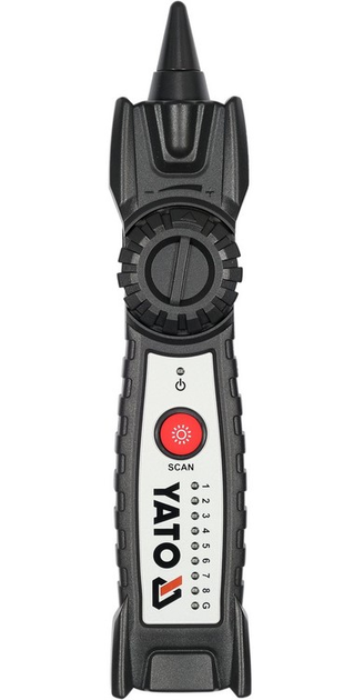 Lokalizator kabli i tester przewodów sieciowych RJ11 RJ45 Yato odporny na zakłócenia YT-73137 (5906083093876) - obraz 2