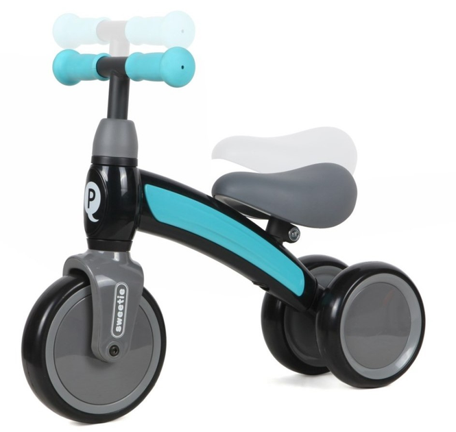 Rowerek biegowy Qplay Sweetie Blue (5061047480984) - obraz 4