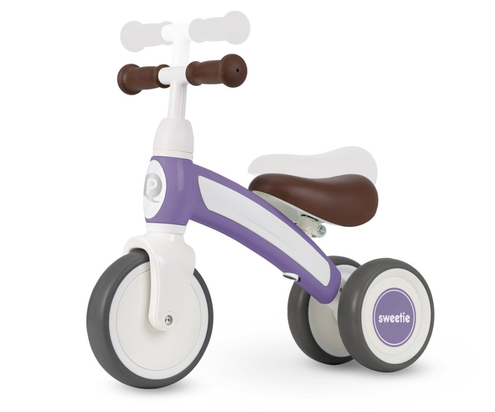 Rowerek biegowy Qplay Sweetie Retro Purple (5061047481950) - obraz 3