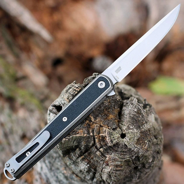 Складаний ніж CRKT Seis Flipper 7123, тонкий кишеньковий фліпер на