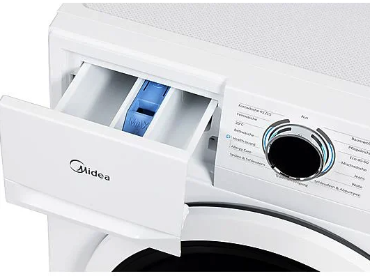 Пральна машина Midea MF110W100B-14A10 10 кг, інвертор, пара, Allergy Care, 15 програм, клас A‑10 %, тиха - зображення 3