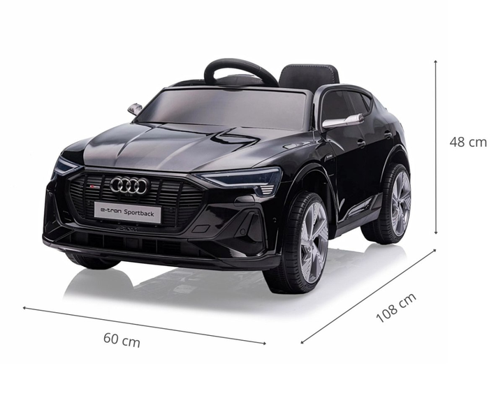 Pojazd na akumulator Milly Mally Audi E-Tron Sportback 4x4 Czarny (5901761129212) - obraz 16