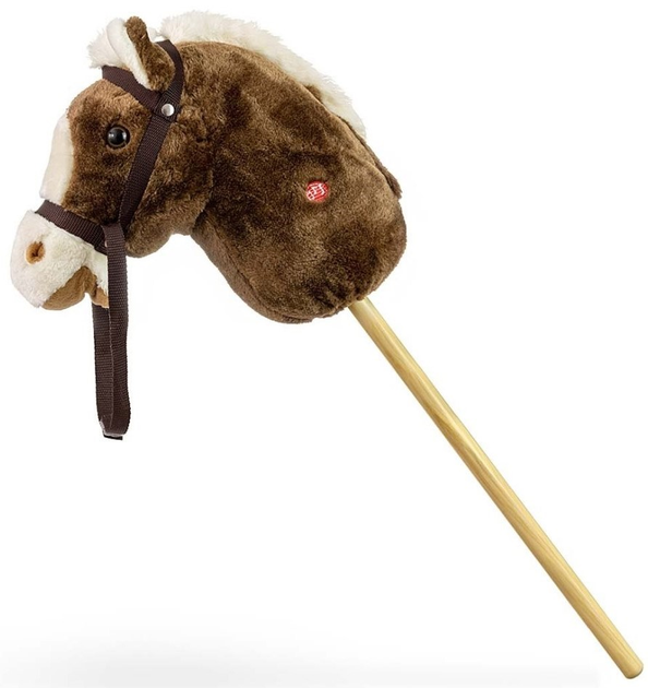 Koń na kiju Milly Mally Hobby Dark Brown (5901761127348) - obraz 1