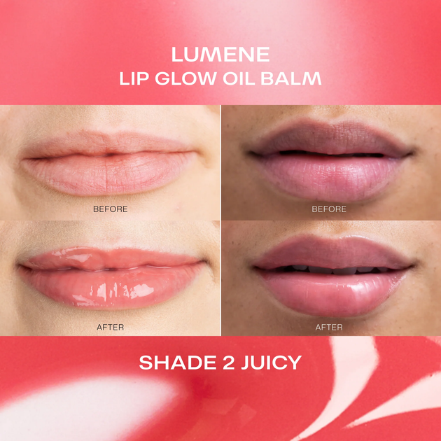 Бальзам для губ Lumene Lip Glow з олійкою 2 Juicy 10 мл (6412600863727) - зображення 4