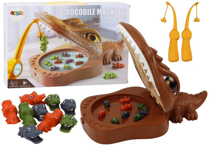 Аркадна гра Lean Toys Ловля крокодилів магнітна (5905991004288) - зображення 2