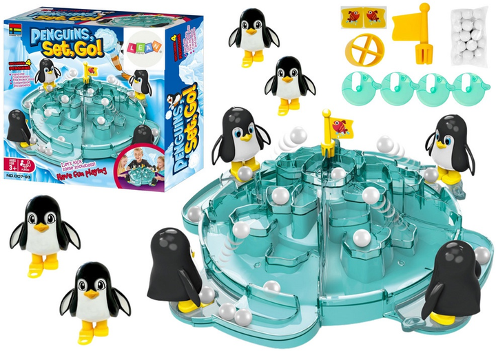 Gra zręcznościowa Lean Toys Pingwinowa góra lodowa (5905323211179) - obraz 2