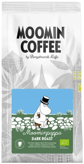 Kawa mielona Bergstrands Kafferosteri Moomin Coffee Moominpappa 250 g (7391508253016) - obraz 1